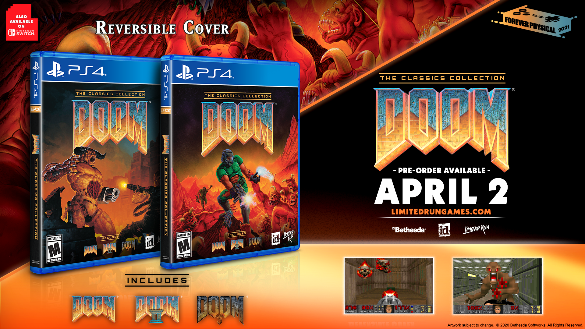 Limited Run #395: DOOM: The Classics Collection (PS4)