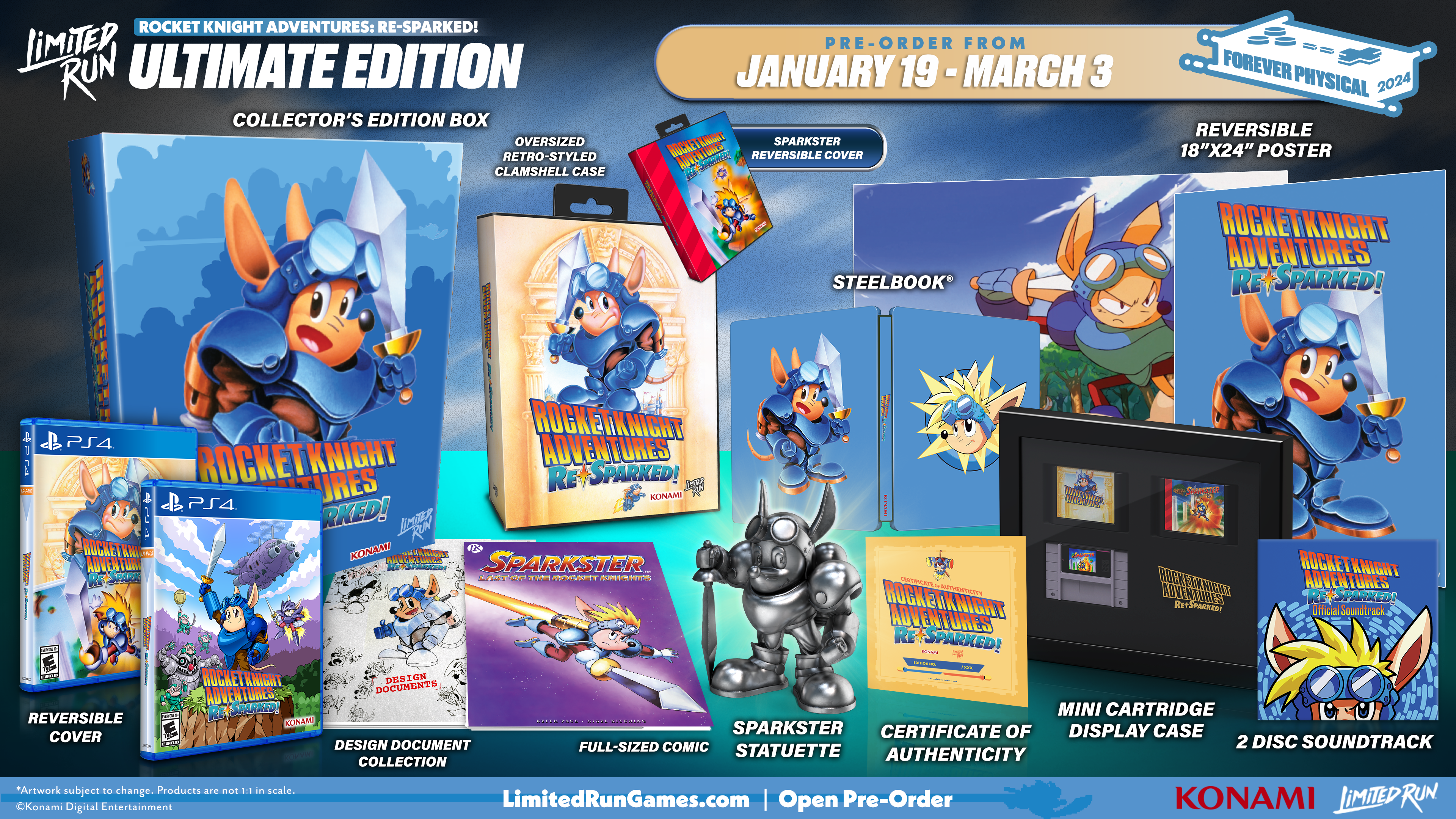 Limited Run #532: Rocket Knight Adventures: Re-Sparked Ultimate Edition (PS4)