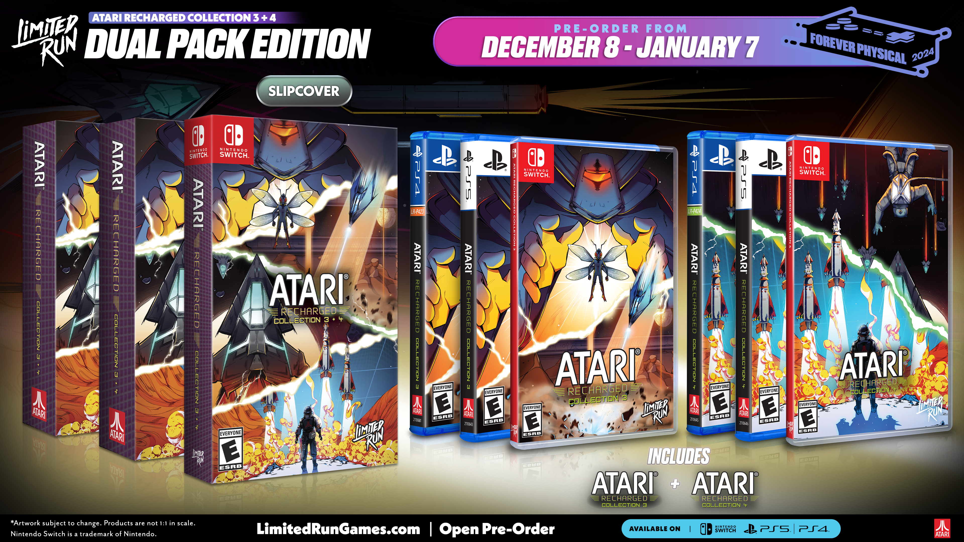 Limited Run #546 & #547: Atari Recharged Collection 3 + 4 Dual Pack Edition (PS4)
