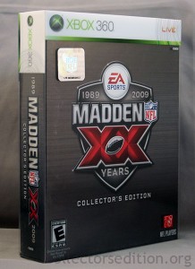 Madden NFL 2009 20th Anniversary Collector's Edition