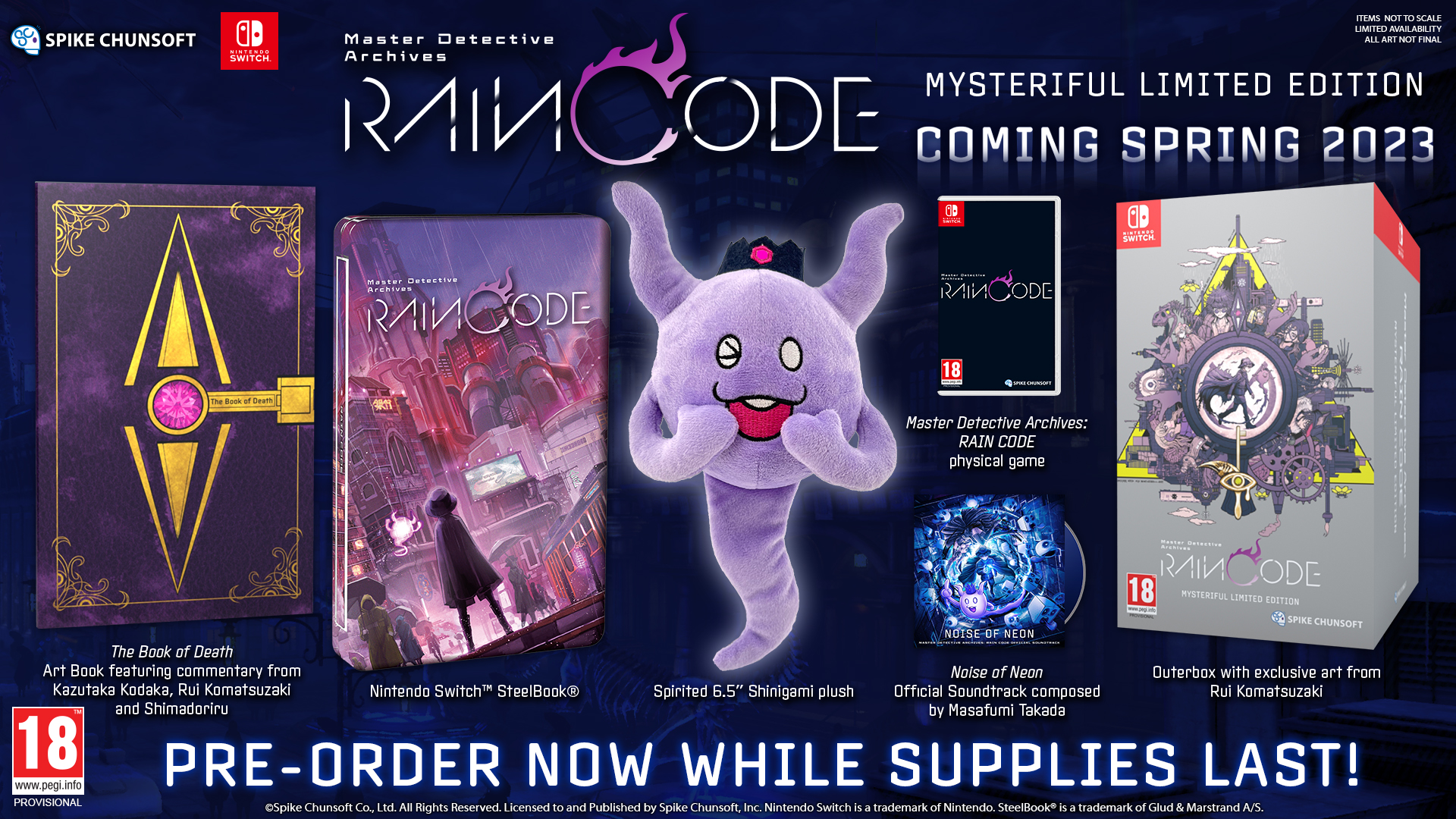 Master Detective Archives: RAIN CODE Mysteriful Limited Edition