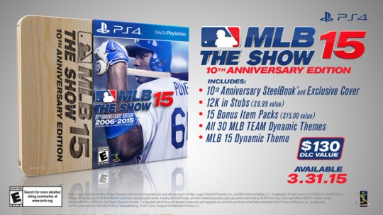 MLB 15: The Show 10th Anniversary Edition