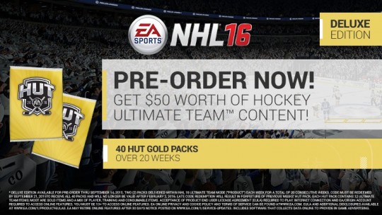 NHL 16 Deluxe Edition