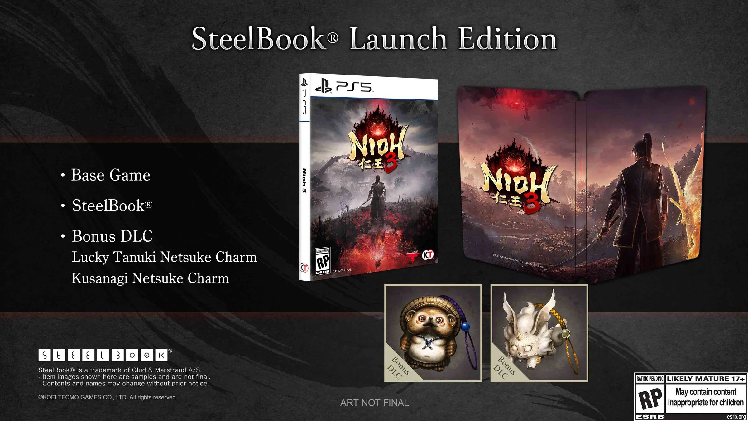 Nioh 3 Steelbook Edition