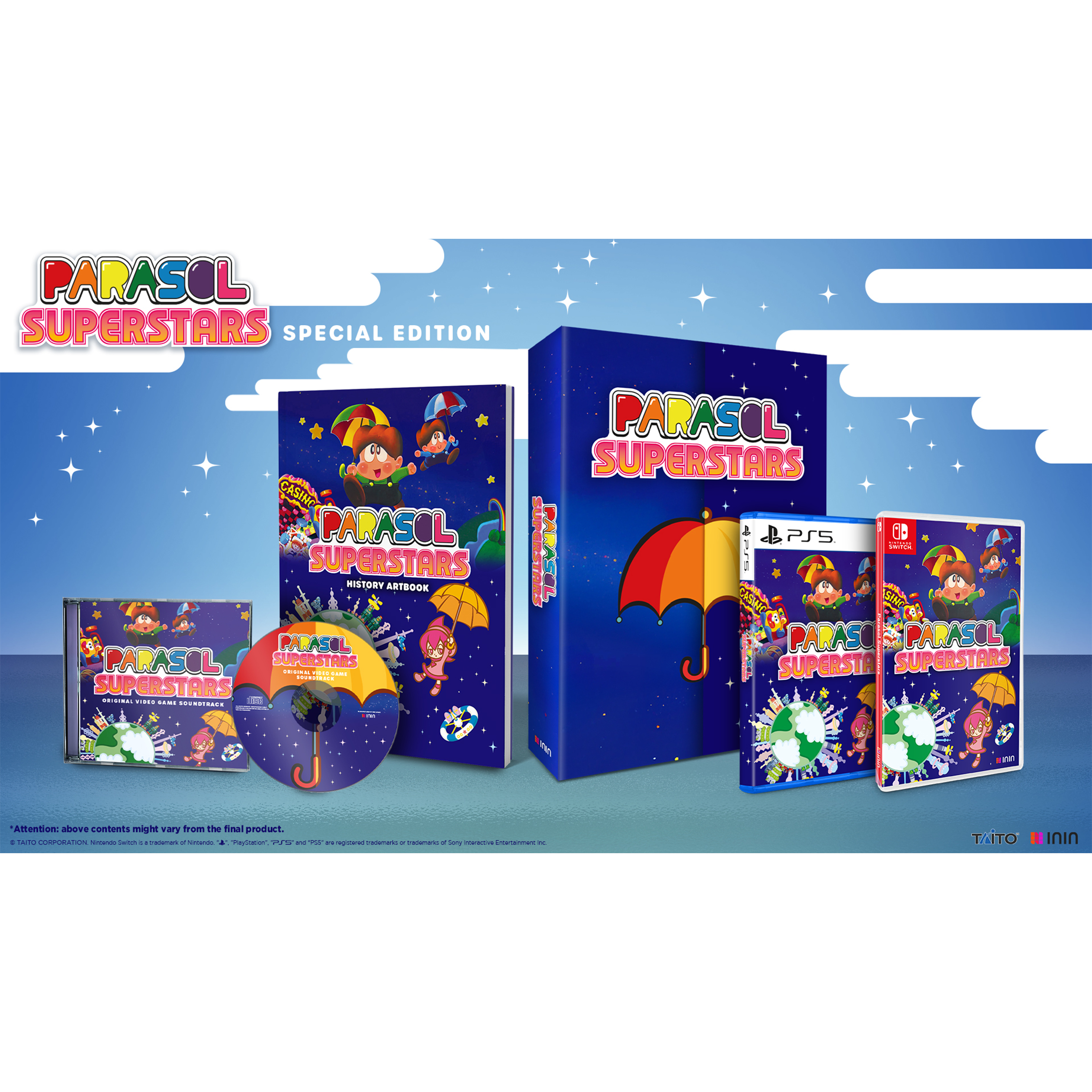 Parasol Superstars - Special Limited Edition (Nintendo Switch)