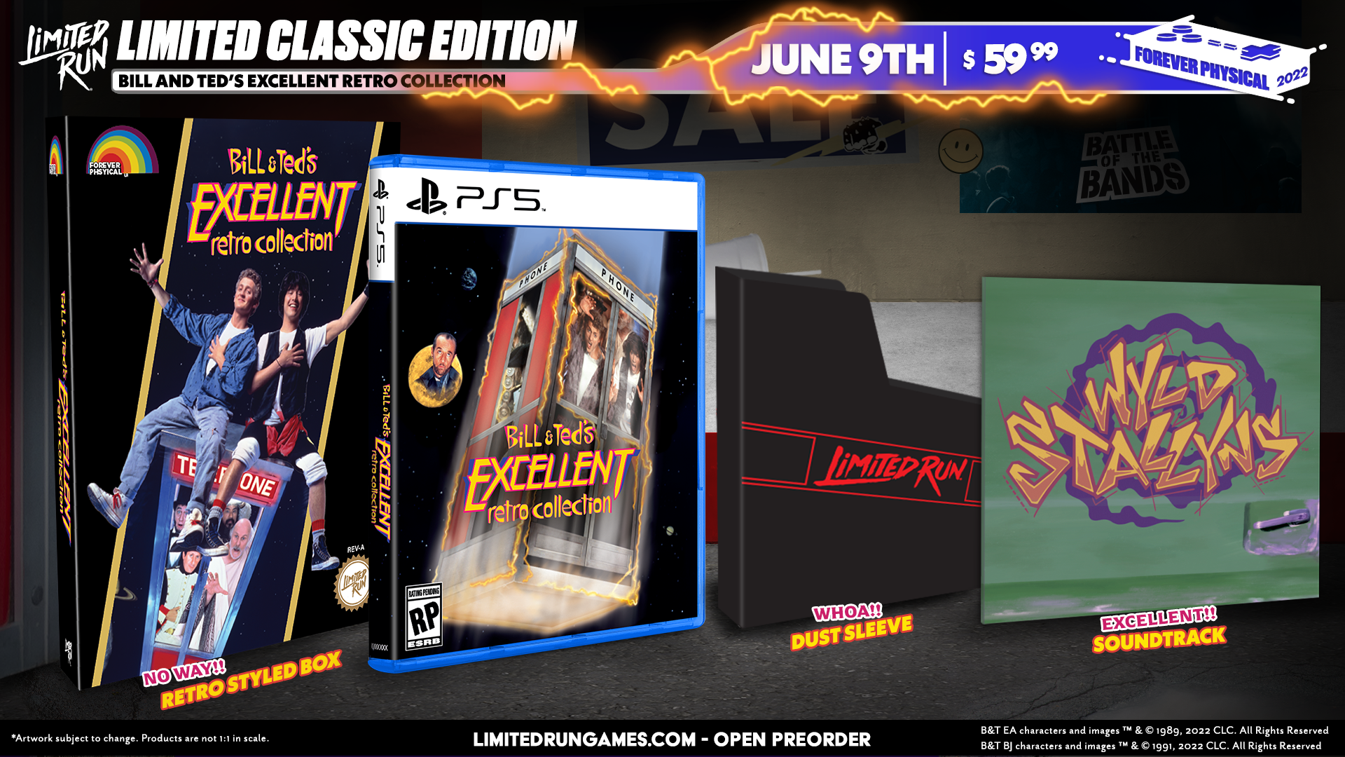 PS5 Limited Run #25: Bill & Ted's Excellent Retro Collection Collector's Edition
