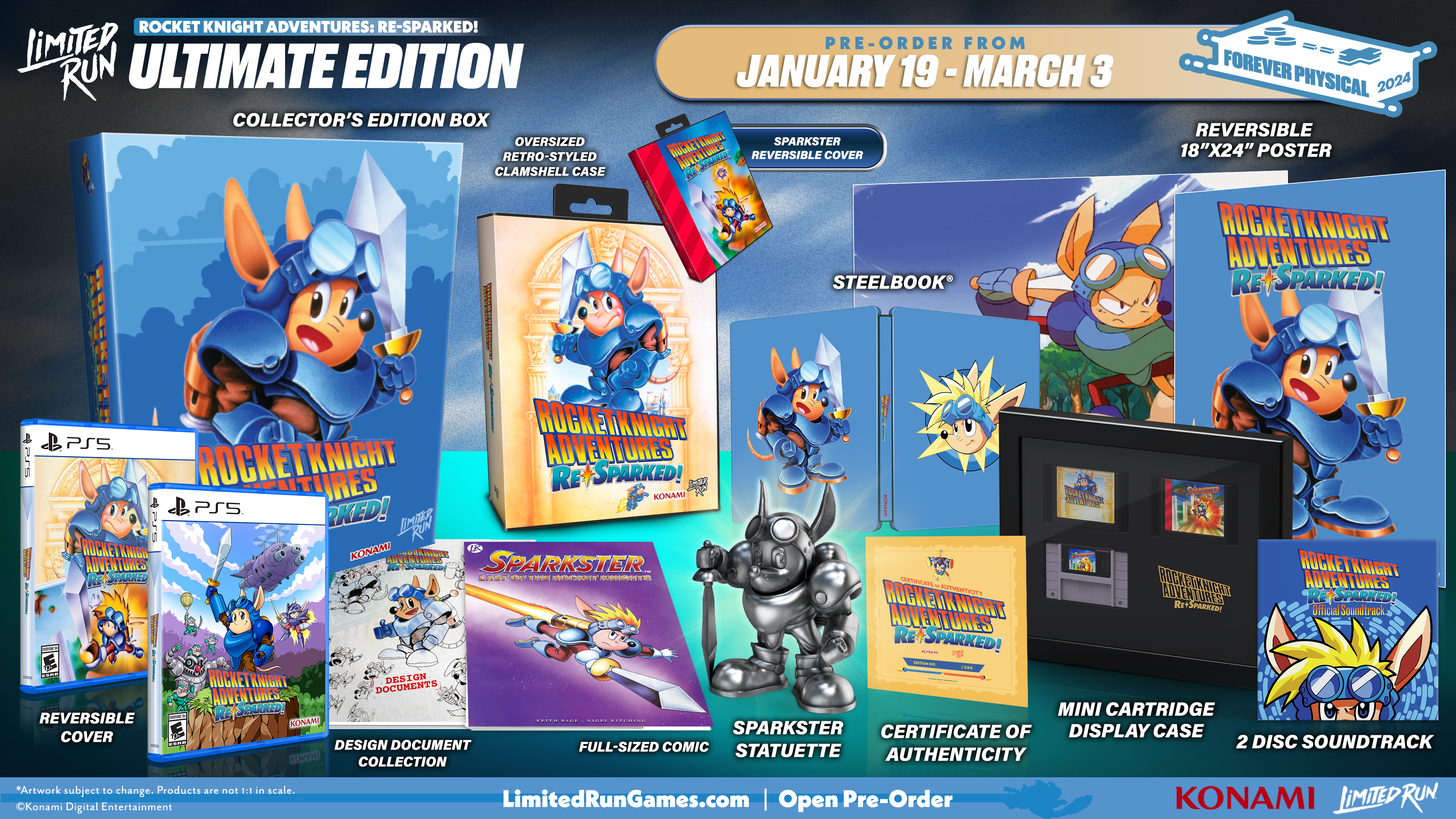 PS5 Limited Run #77: Rocket Knight Adventures: Re-Sparked Ultimate Edition