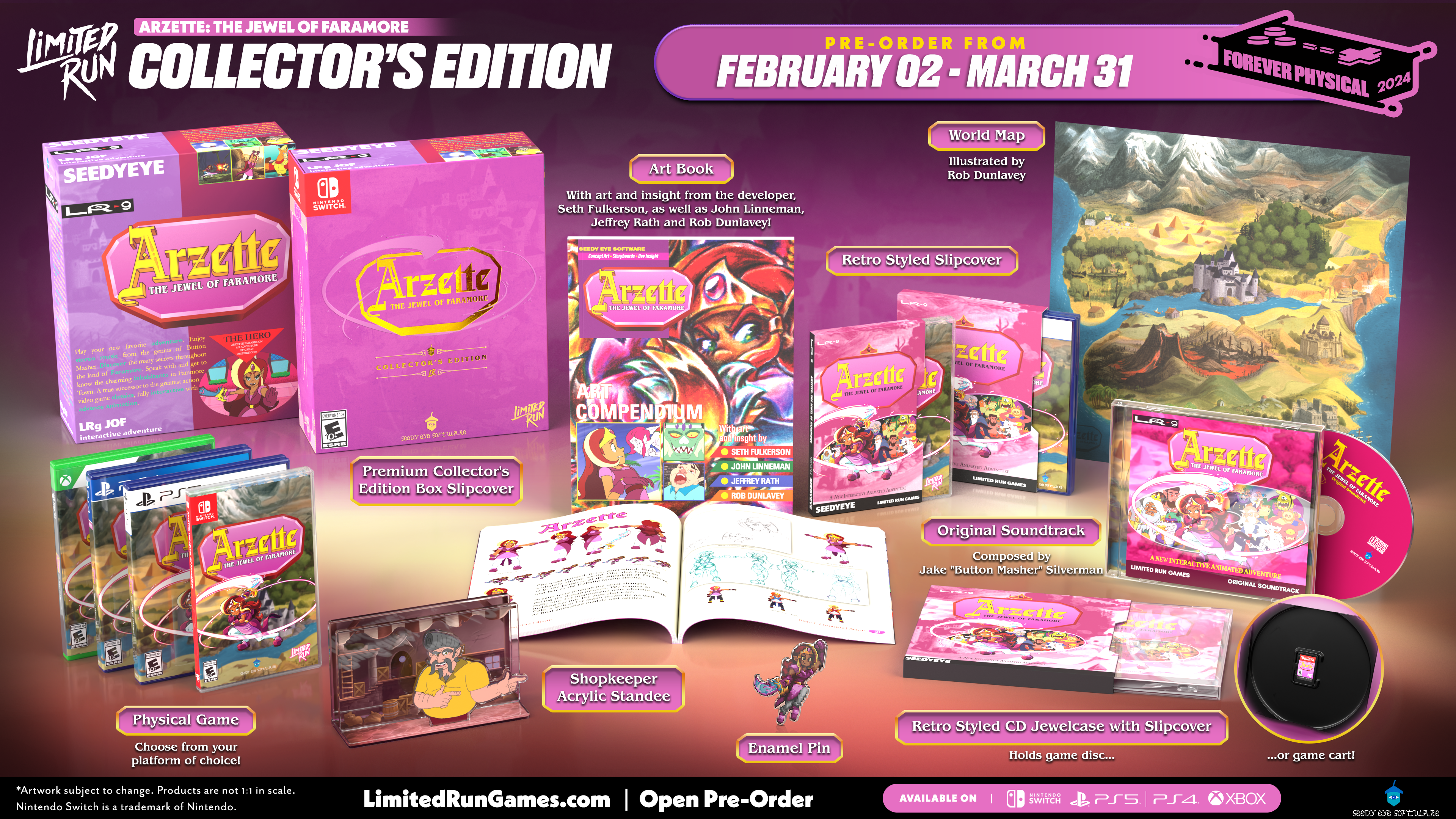 PS5 Limited Run #85: Arzette: The Jewel of Faramore Collector's Edition