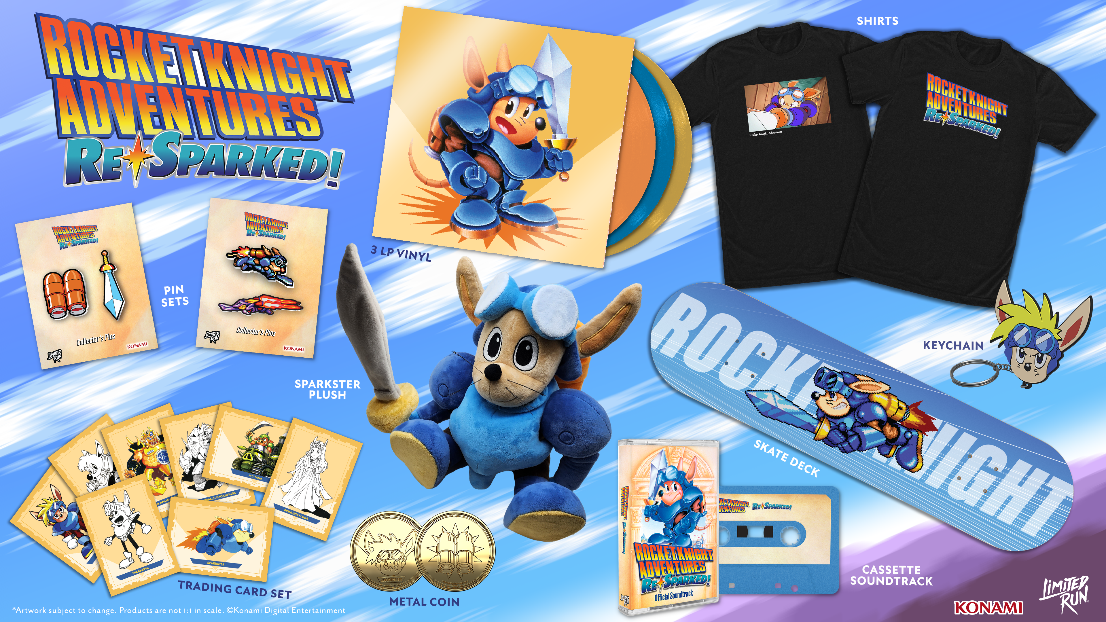 Rocket Knight Adventures: Re-Sparked Animation Tee Edition