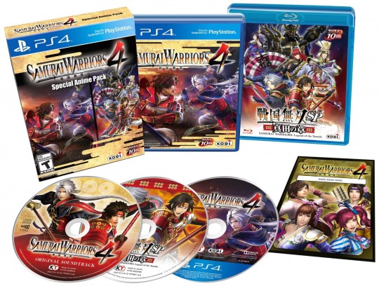 SAMURAI WARRIORS 4 Special Anime Pack