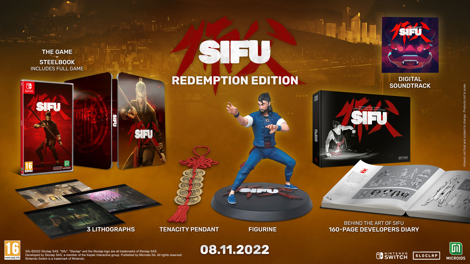 SIFU Vengeance Edition, Redemption Edition & Redemption Set
