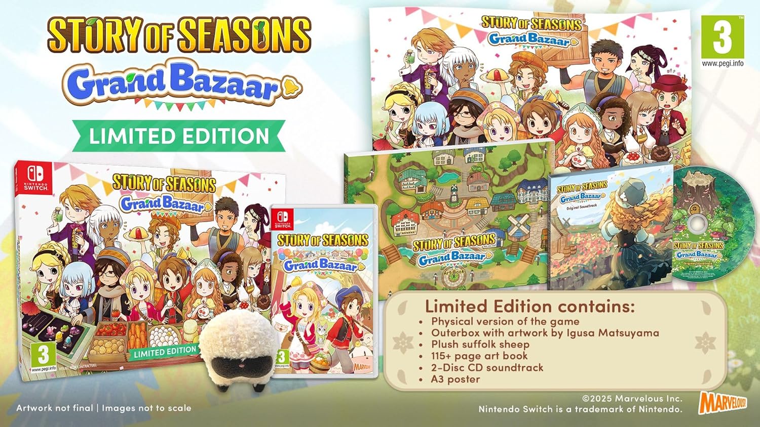 Story of Seasons: Grand Bazaar Limited Edition now £37.99 on Amazon