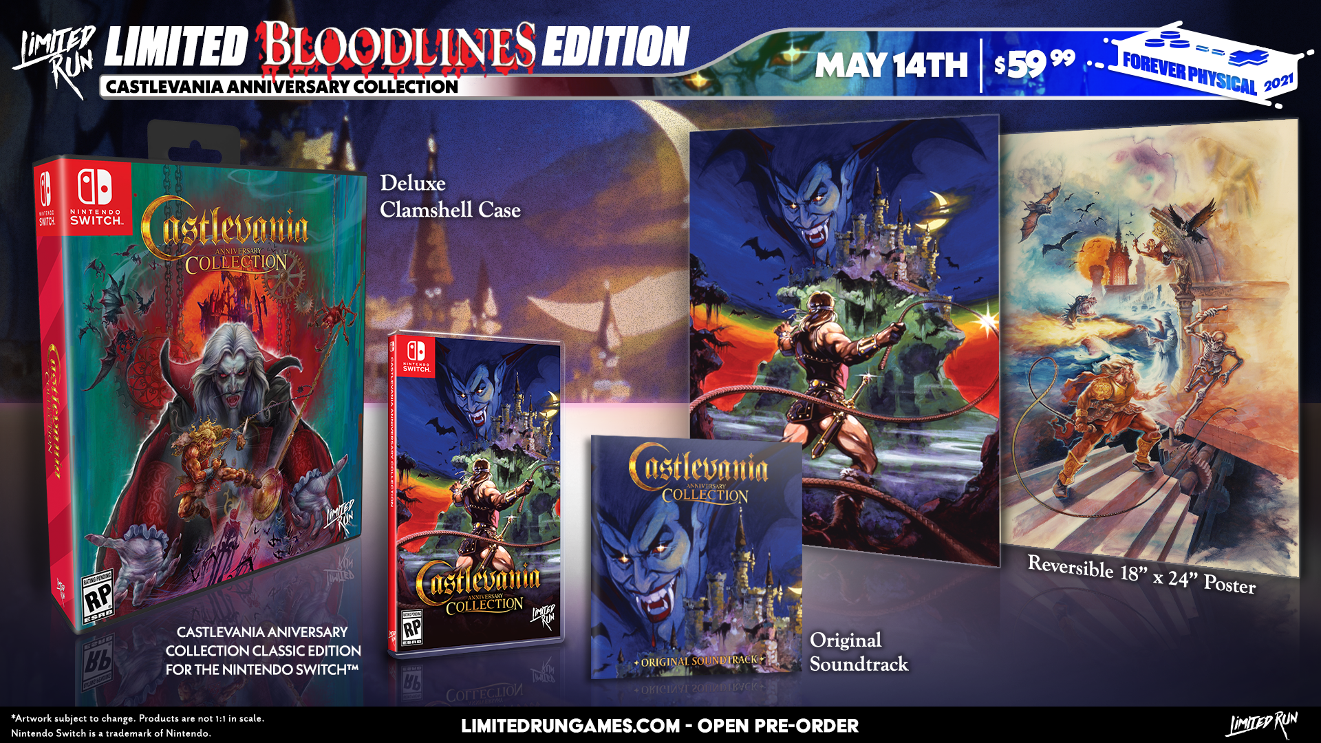 Switch Limited Run #106: Castlevania Anniversary Collection - Bloodlines Edition