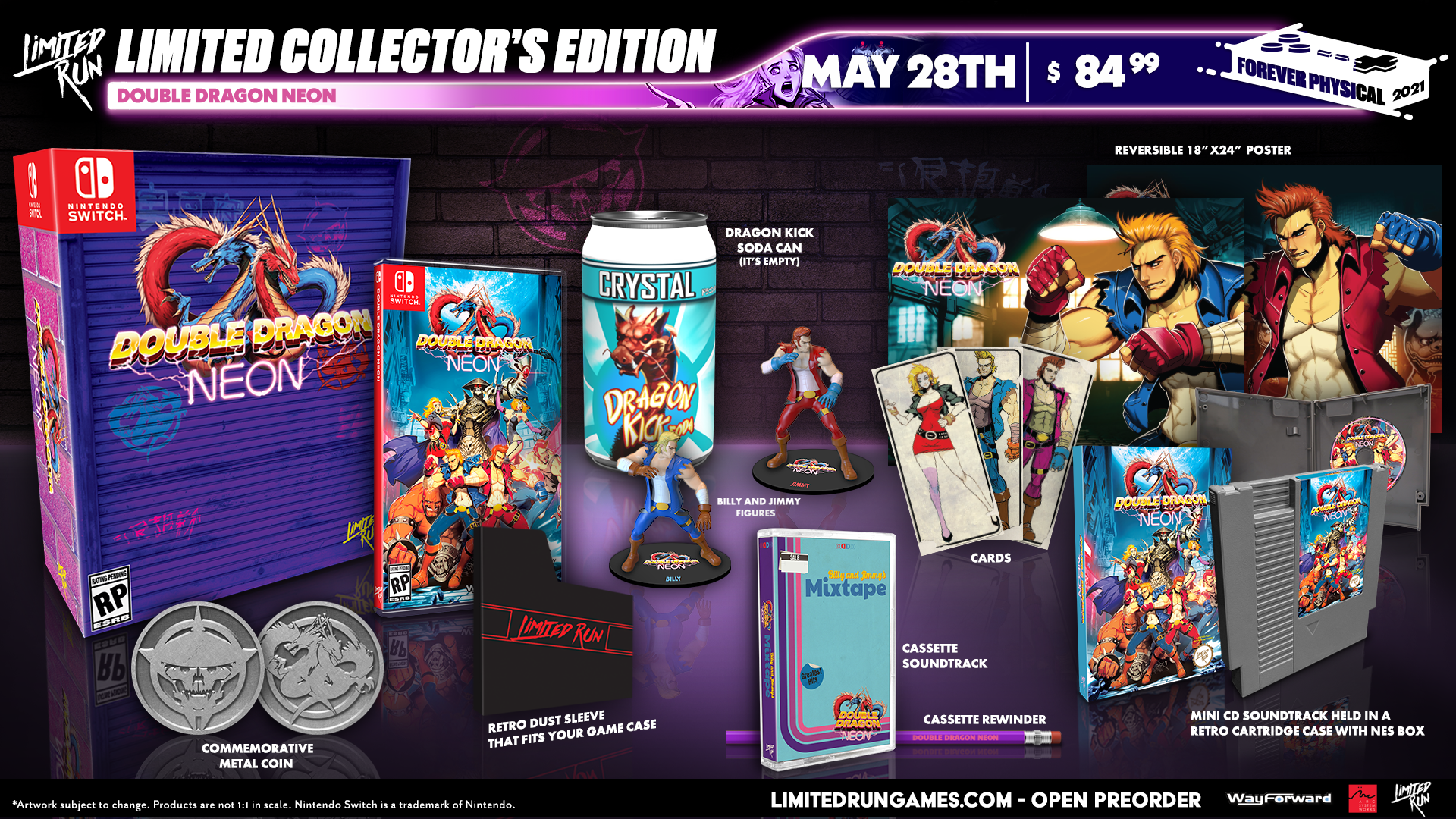 Switch Limited Run #108: Double Dragon Neon Classic Edition