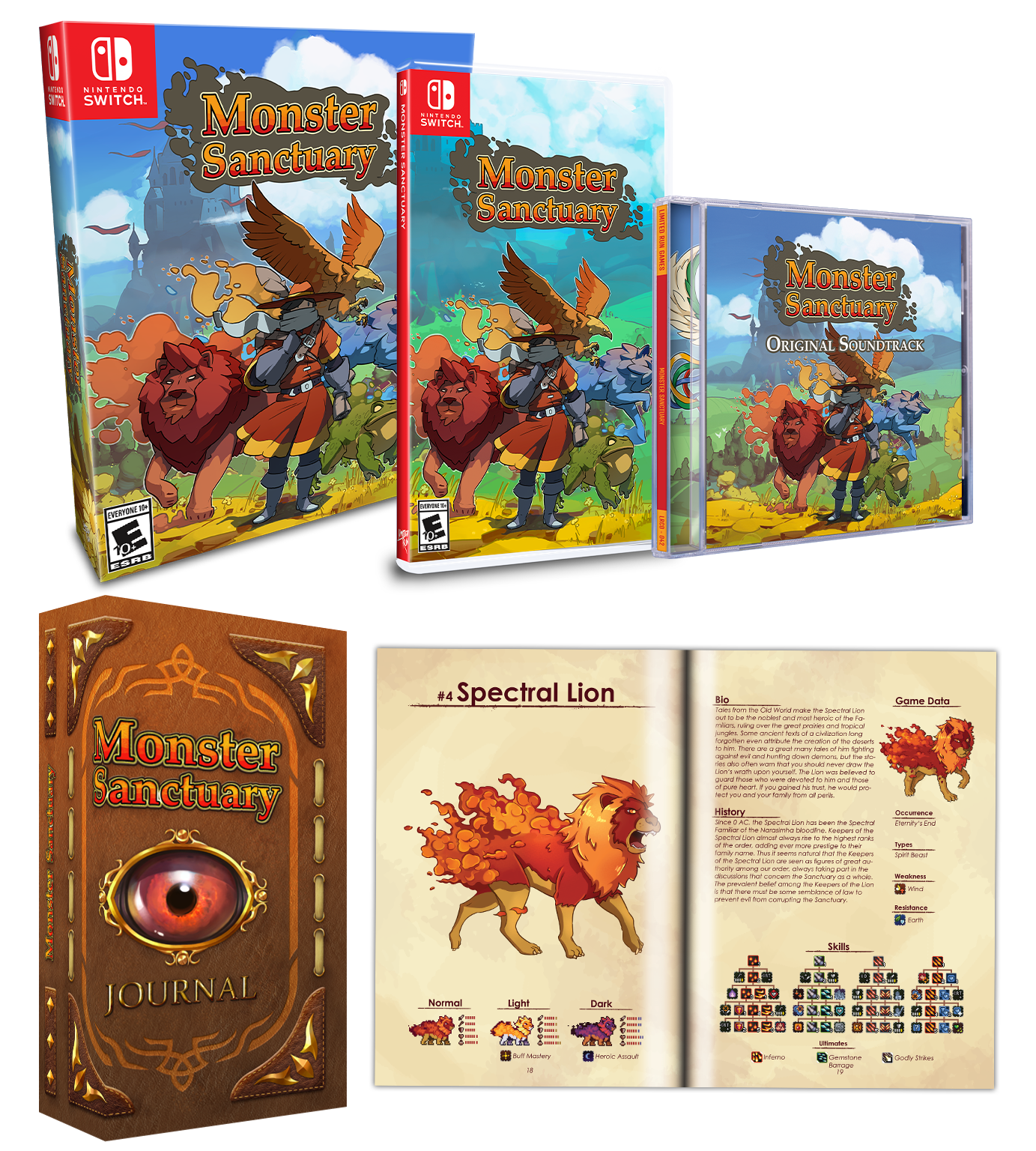 Switch Limited Run #134: Monster Sanctuary Collector's Edition