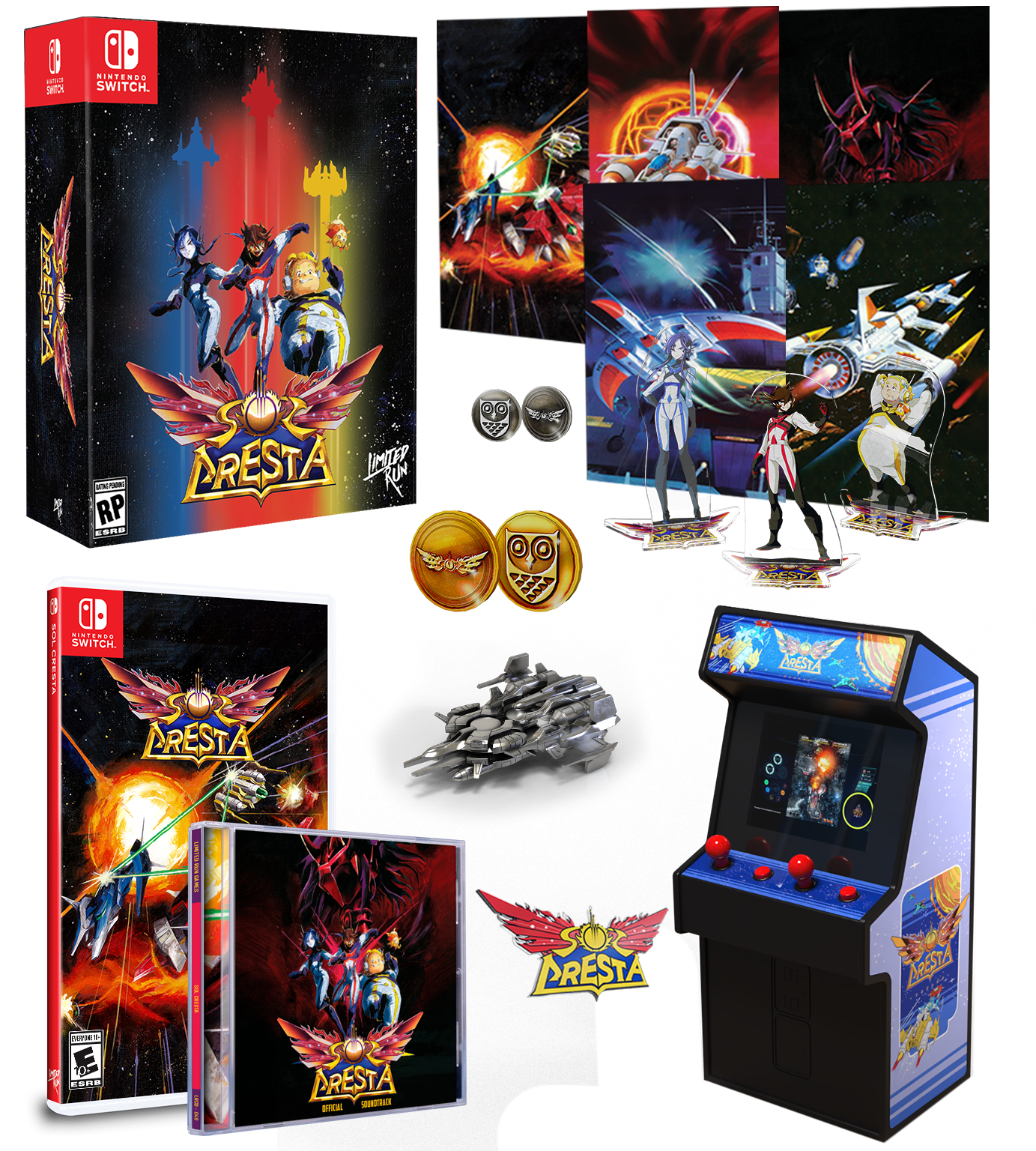 Switch Limited Run #141: SOL CRESTA Dramatic Edition Collector's Package
