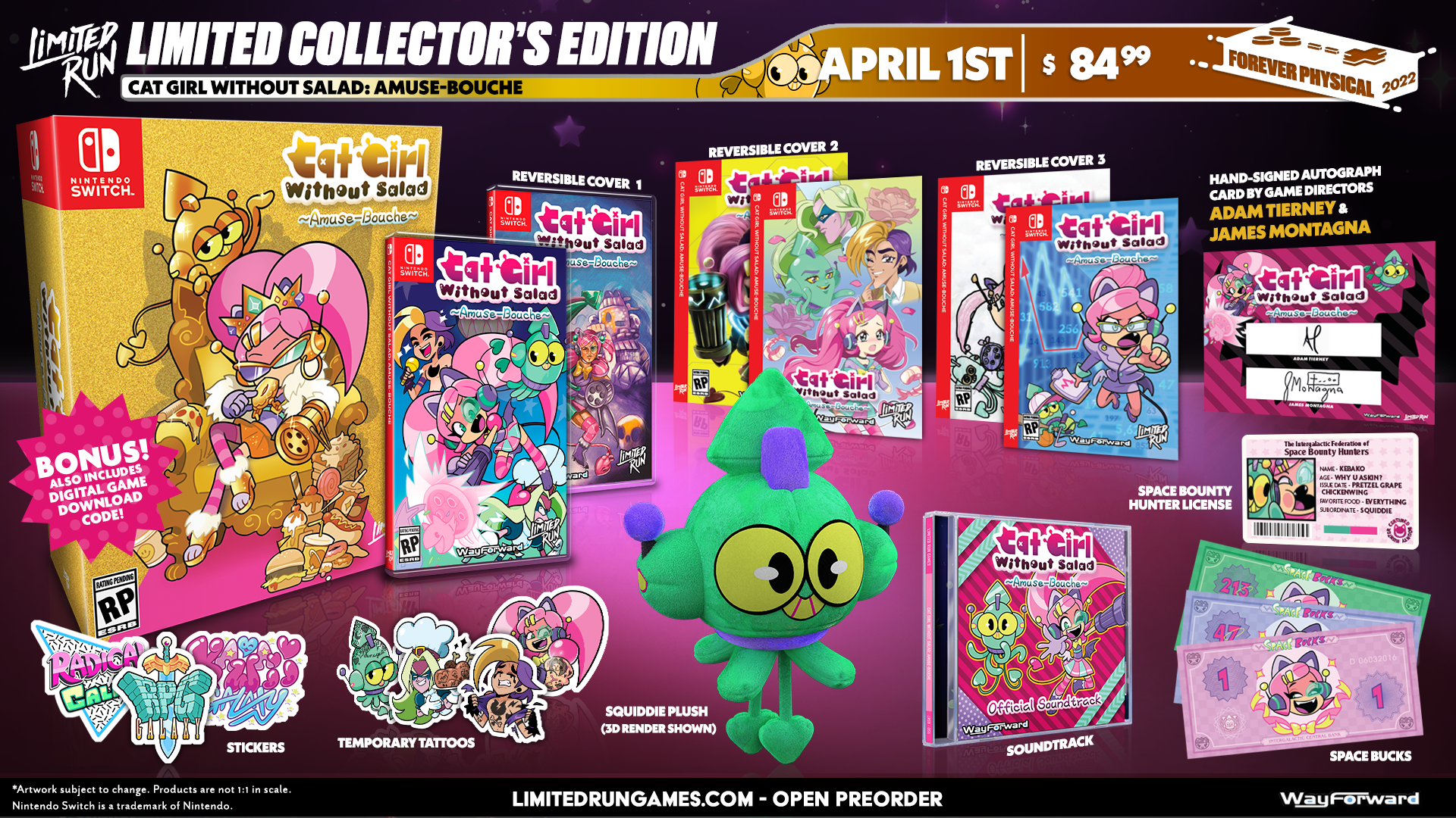 Switch Limited Run #145: Cat Girl Without Salad: Amuse-Bouche Collector's Edition