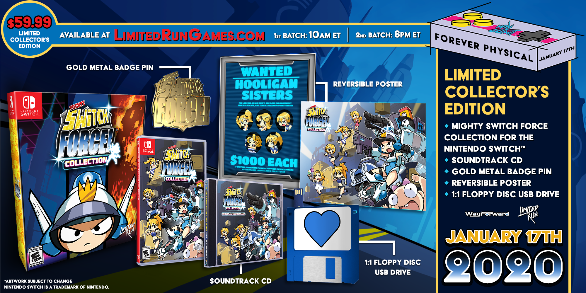Switch Limited Run #60: Mighty Switch Force! Collection Collector's Edition