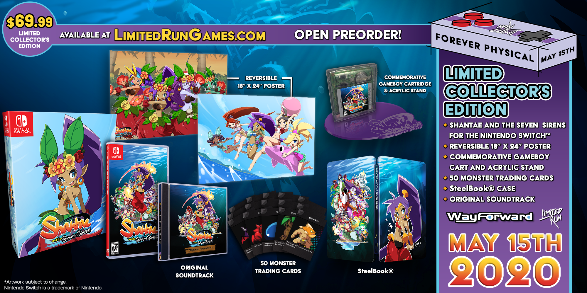Switch Limited Run #72: Shantae and the Seven Sirens Collector's Edition