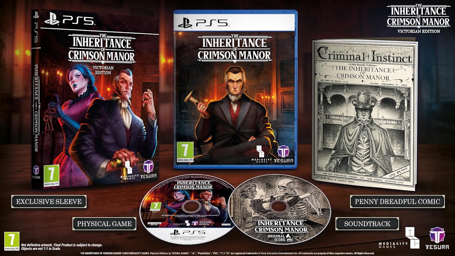 The Inheritance of Crimson Manor Victorian Edition