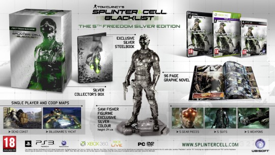 Tom Clancy's Splinter Cell Blacklist The 5th Freedom Silver Edition
