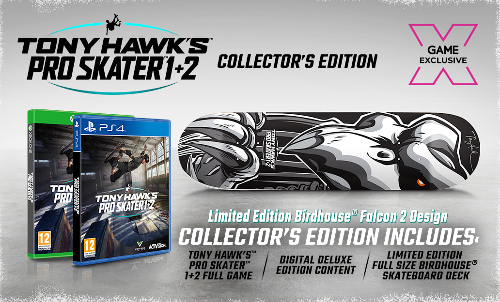 Tony Hawk’s Pro Skater 1 + 2 Collector’s Edition