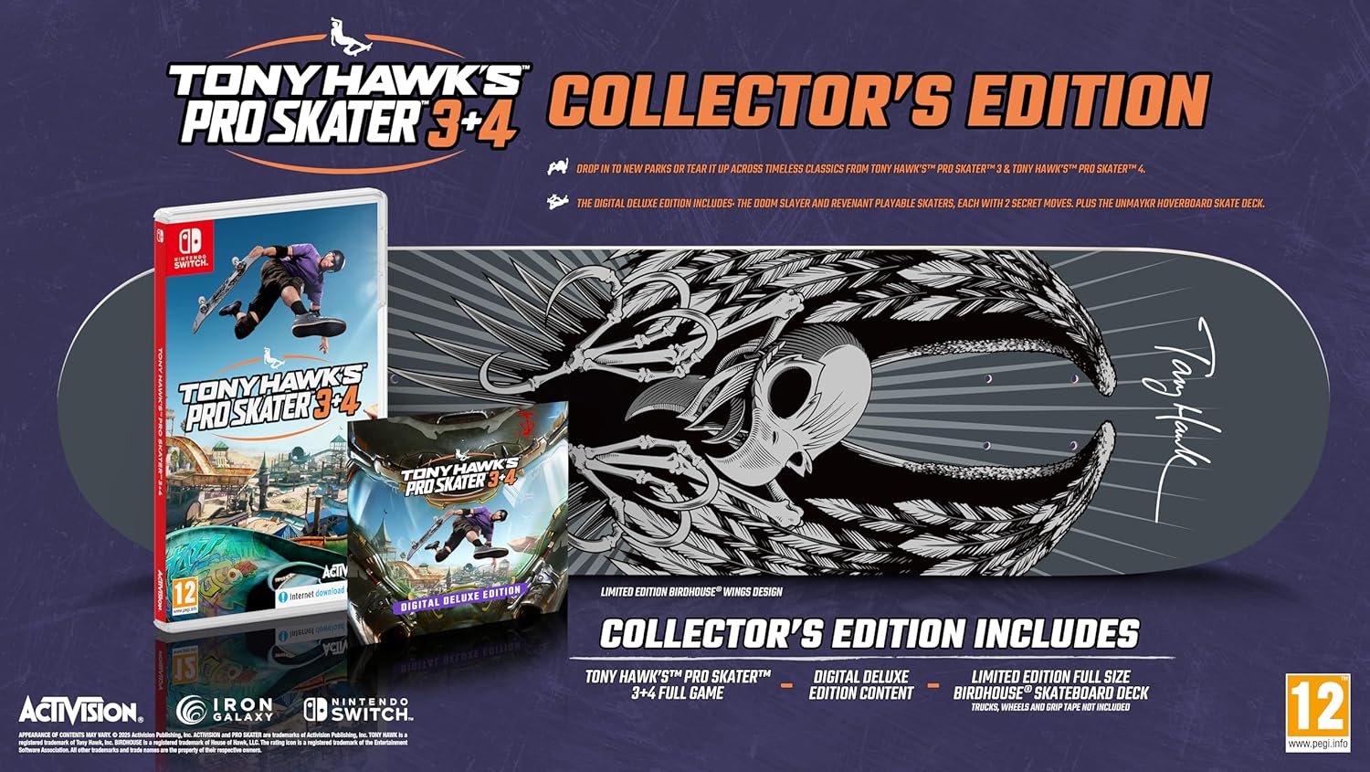 Tony Hawk’s Pro Skater 3 + 4 Collector’s Edition