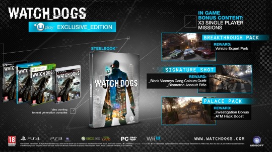 WATCH DOGS (Uplay Exclusive Edition)