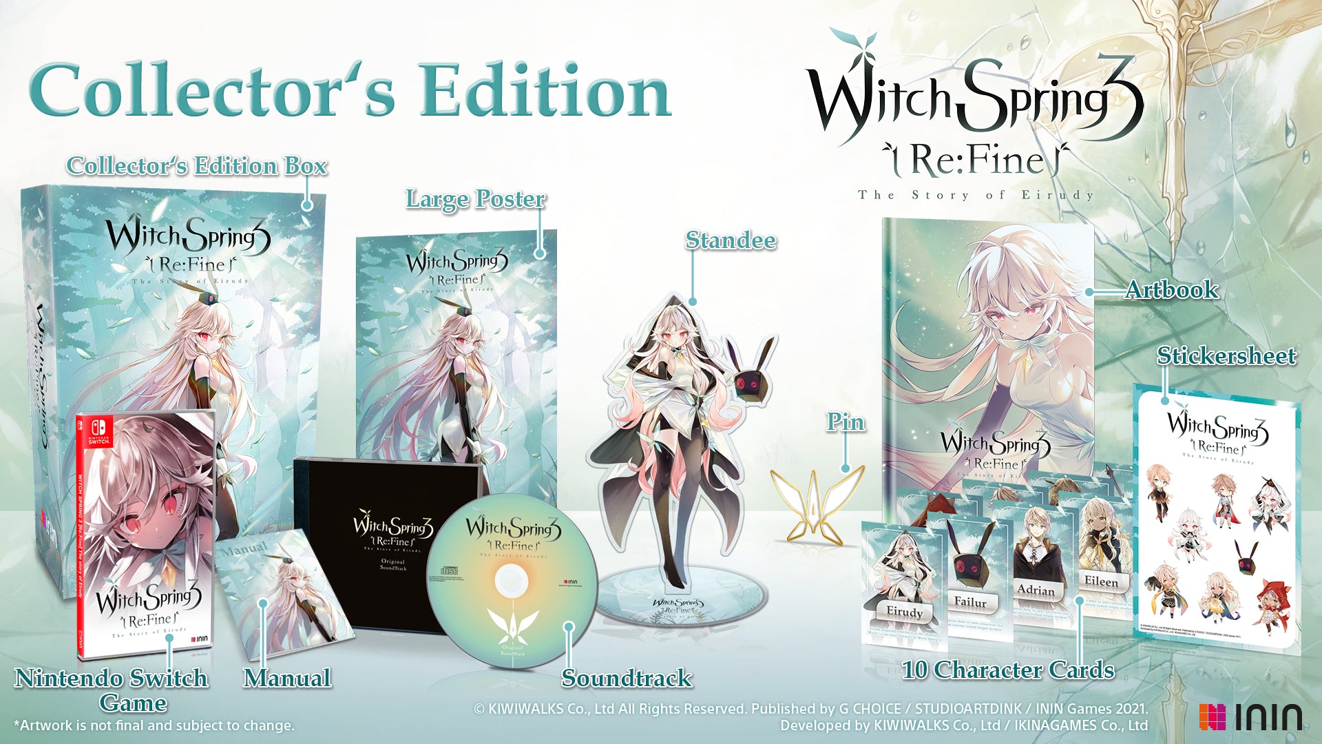 WitchSpring3 Re:fine - The Story of Eirudy Collector's Edition (NSW)