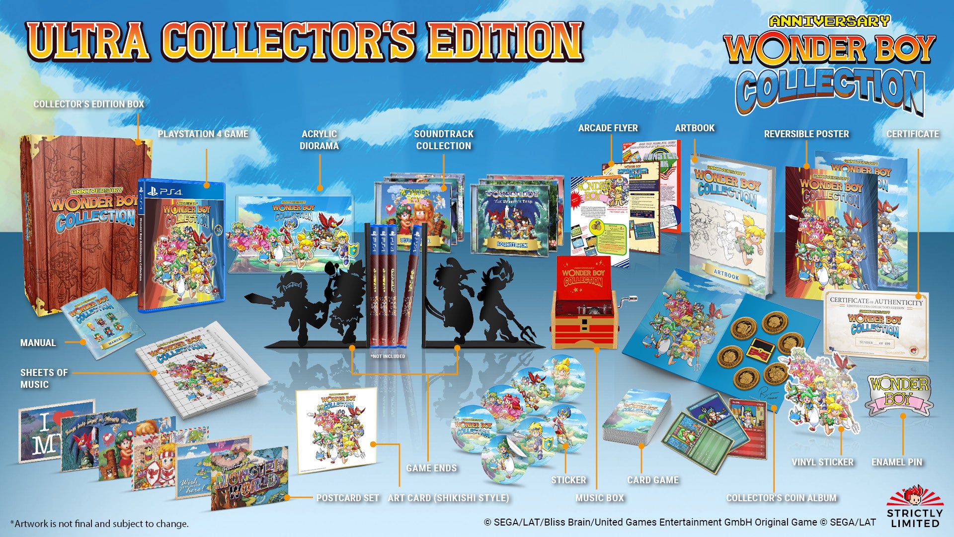 Wonder Boy Anniversary Collection Ultra Collector's Edition (PS4)