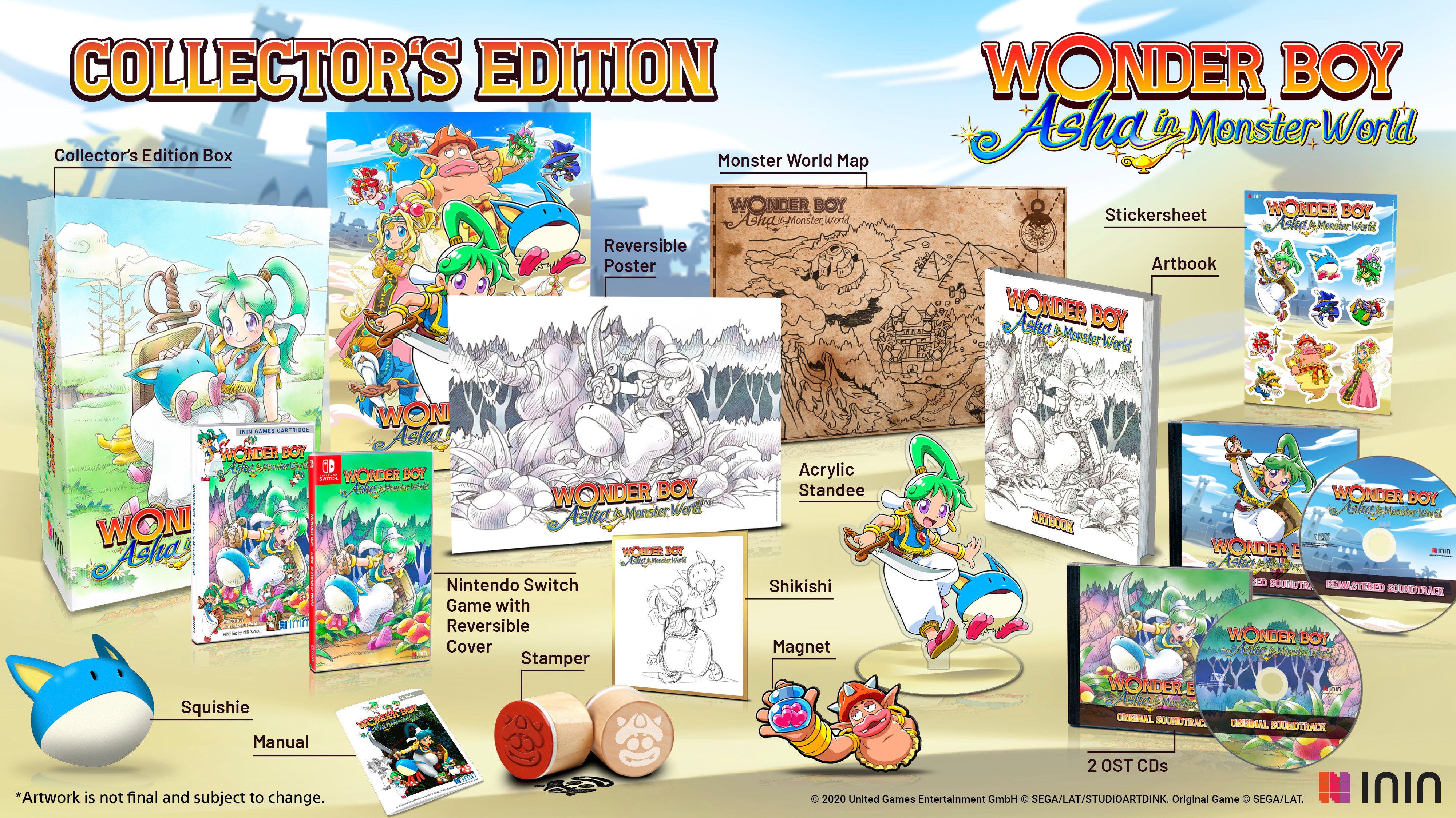 Wonder Boy: Asha in Monster World Collector's Edition (NSW)