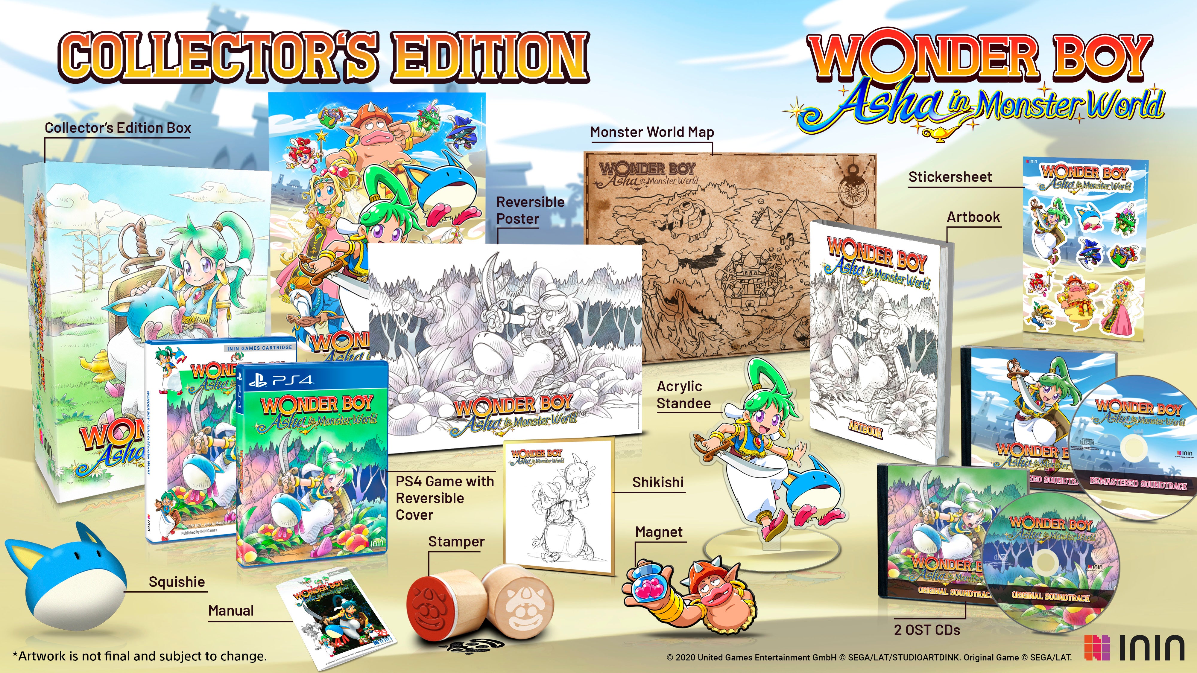 Wonder Boy: Asha in Monster World Collector's Edition (PS4)
