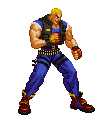 Kevin Rian in Garou: Mark of the Wolves