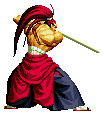 Genjuro Kibagami in SNK vs. Capcom: SVC Chaos