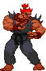 Akuma in Street Fighter Alpha 2