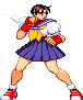 Sakura in Street Fighter Alpha 2
