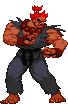Akuma in Street Fighter Alpha 3