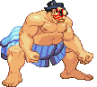 Edmond Honda in Street Fighter Alpha 3