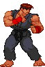 Evil Ryu in Street Fighter Alpha 3