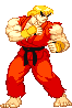 Ken in Street Fighter Alpha