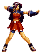 Athena Asamiya in The King of Fighters 2002