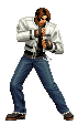 Kyo Kusanagi in The King of Fighters 2002