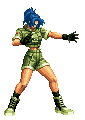 Leona Heidern in The King of Fighters 2002