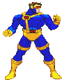 Cyclops in X-Men vs. Street Fighter