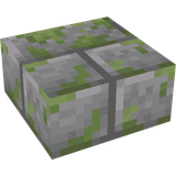 Mossy Stone Brick Slab