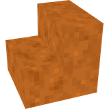 Smooth Red Sandstone Stairs