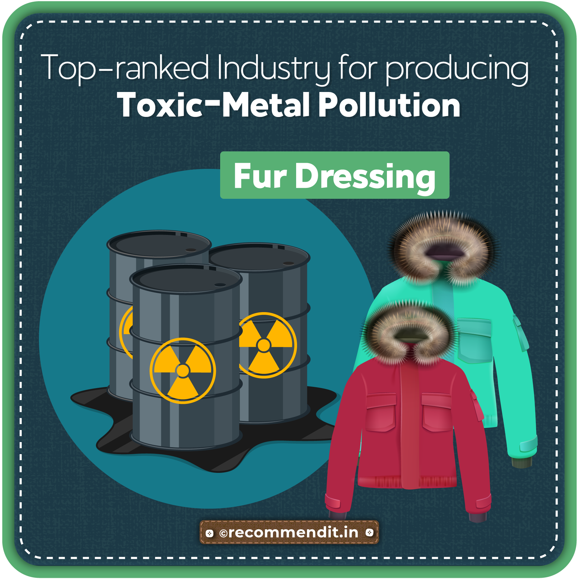 Top ranked industry for producing toxic-metal pollution