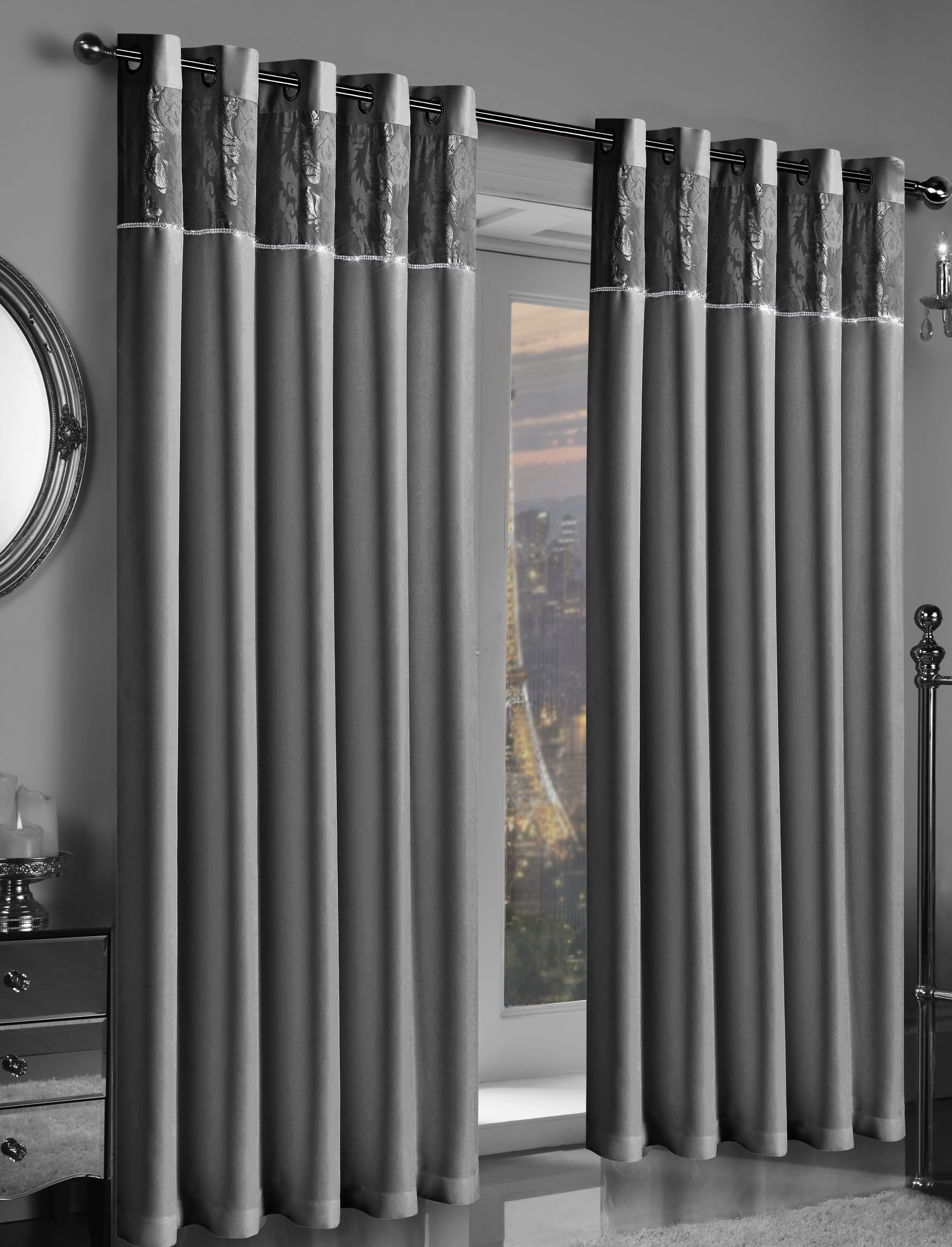 silver blackout curtains eyelet living room curtains eyelet bedroom curtains eyelet