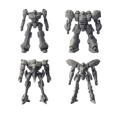 ARMORED CORE STRUCTURE ARTS Non Scale Plastic Model Kit Series Vol. 2