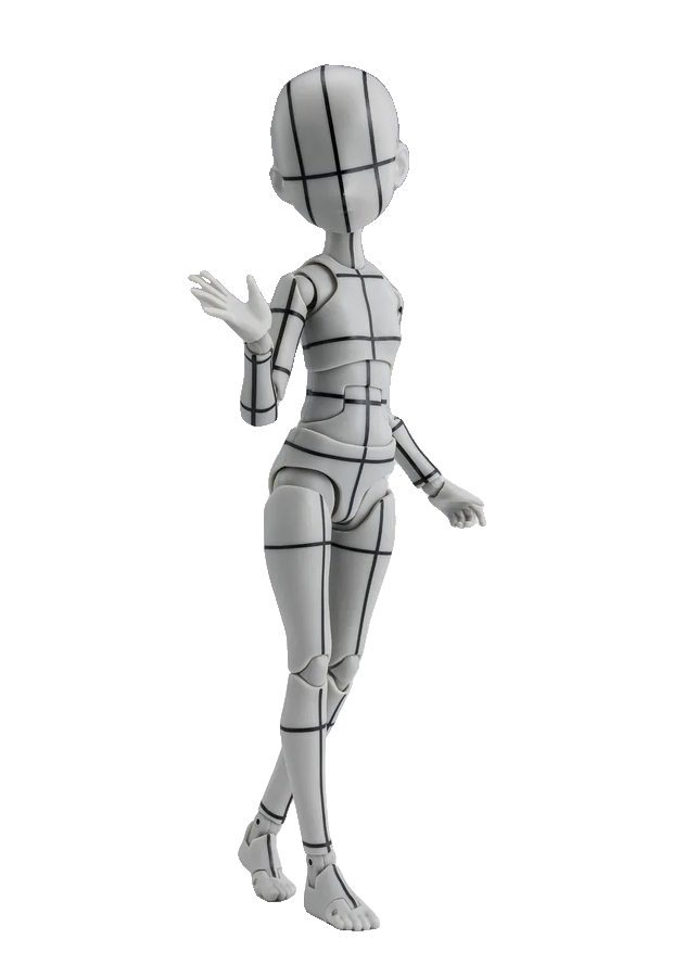 BODY-CHAN -KEN SUGIMORI- Edition -WIREFRAME- (Gray Color Ver.)